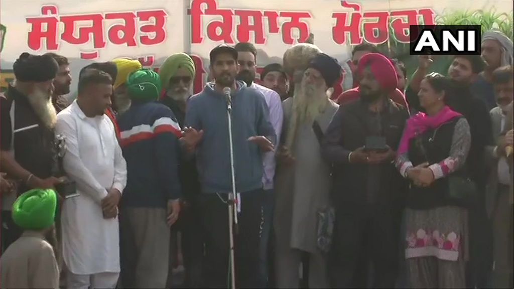 Boxer Vijender Singh joins farmers’ protests, says ‘will return Khel Ratna Award’