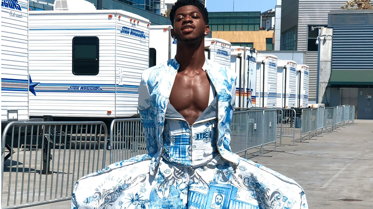 Lil Nas X takes BET Awards by storm with gender-fluid outfits. See pics