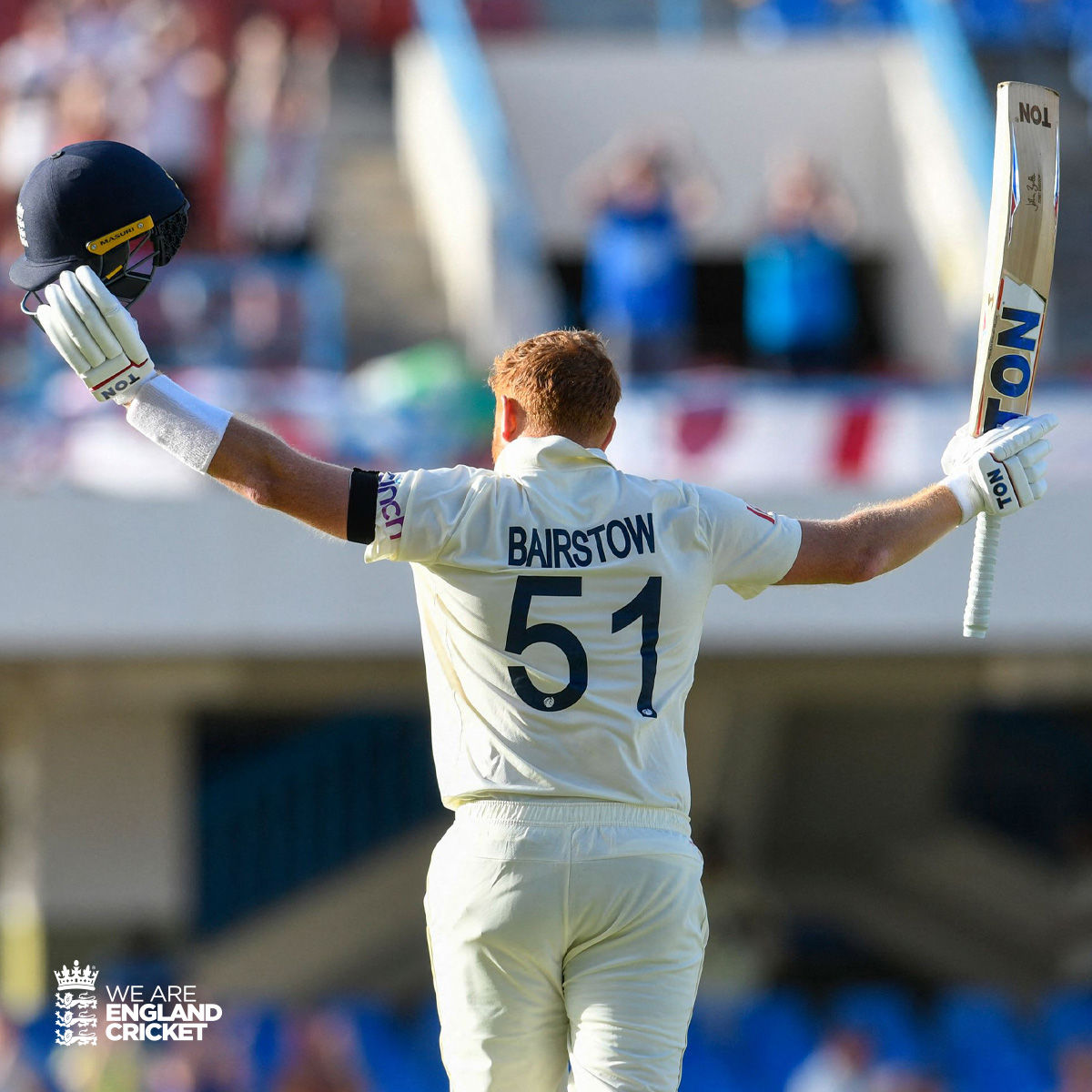 Jonny Bairstows unbeaten ton bails England out in 1st Test vs West Indies