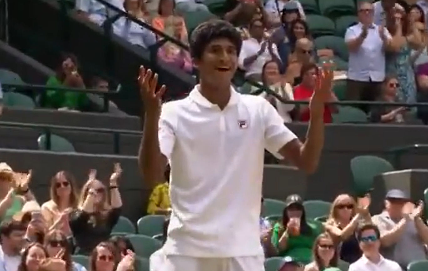 Wimbledon: Samir Banerjee wins his first junior Grand Slam singles title