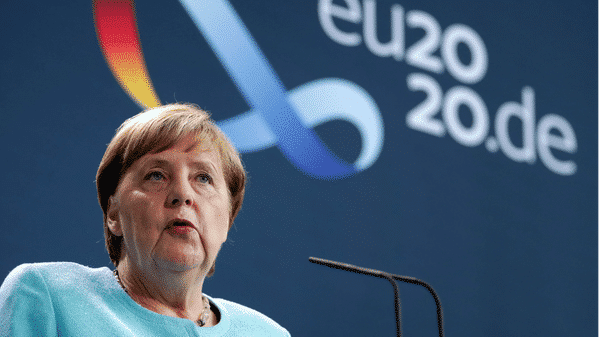 Germany chancellor Angela Merkel warns of tougher measures if infections don’t stabilise in 10 days