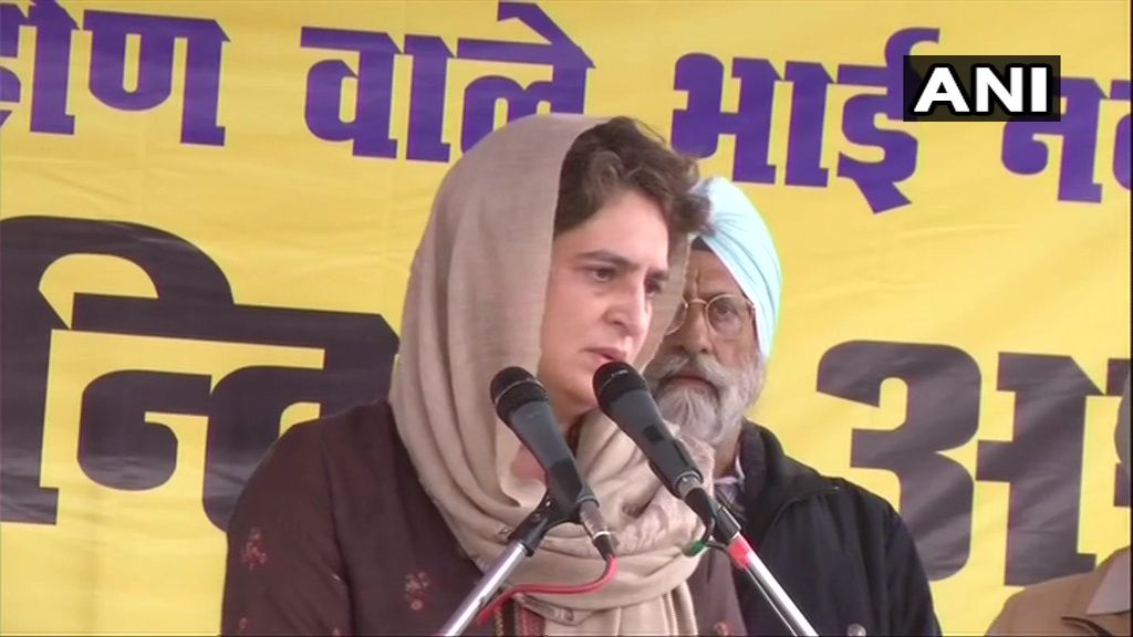 Congress leader Priyanka Gandhi meets family of farmer who died during R-Day tractor rally