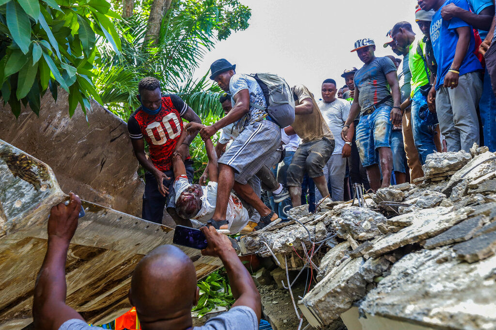 Tropical depression threatens flash floods in earthquake-hit Haiti