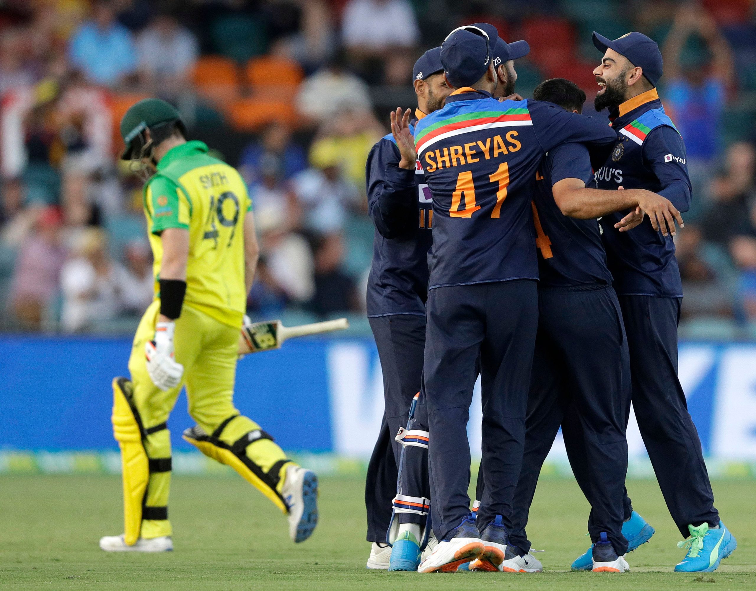 India defeat Australia by 13 runs in third ODI, avoid clean sweep