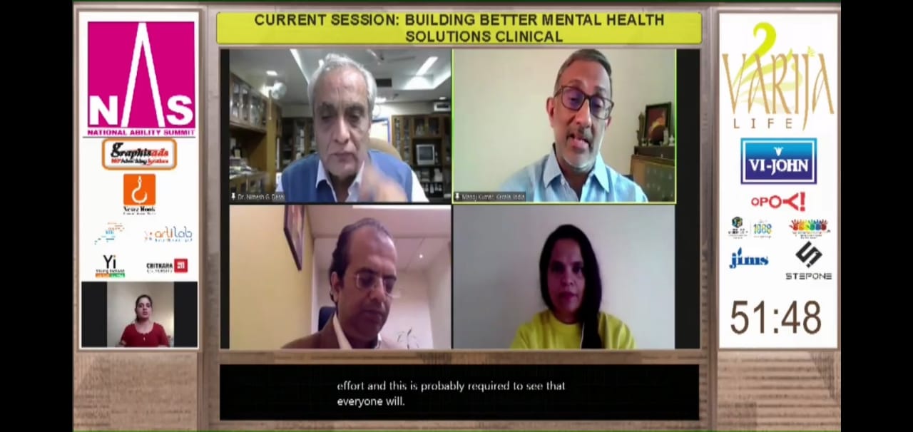 Low investments on mental health is the front-line stigma: Dr. Nimesh Desai at National Ability Summit