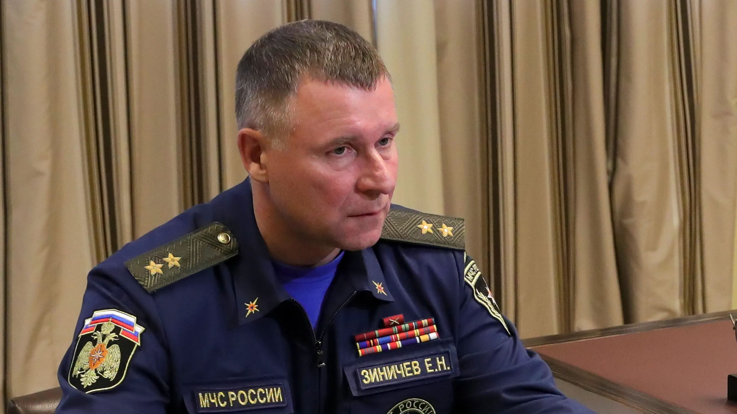 Russian minister Yevgeny Zinichev, 55, dies during a drill