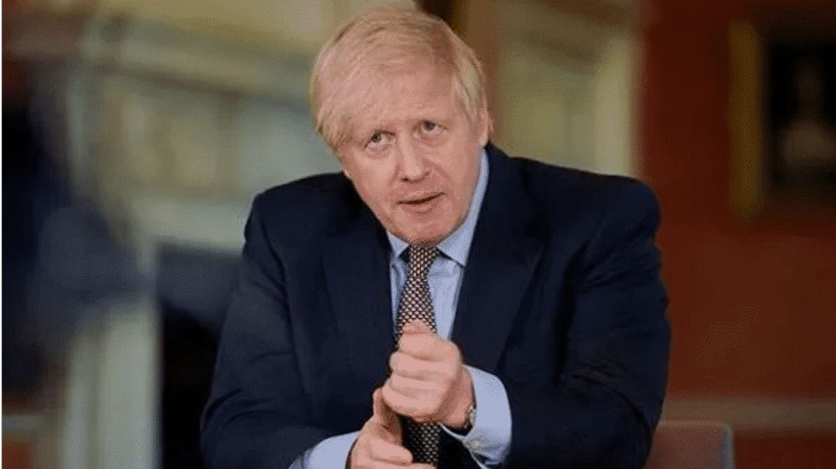 UK Prime Minister Boris Johnson gets first AstraZeneca vaccine jab