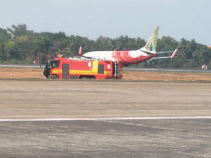 Air India Express flight makes emergency landing in Kozhikode after fire warning