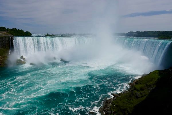 Amazon Quiz: The shared border of which country with The USA has these falls?