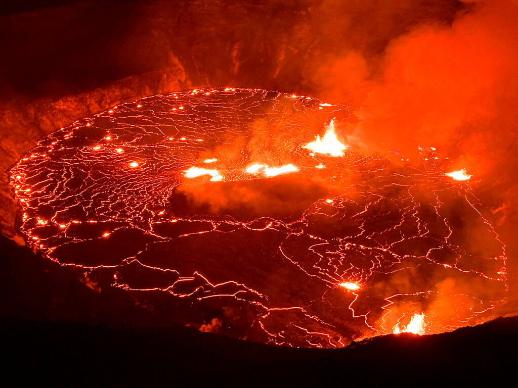 Erupting Hawaii volcano’s alert level is lowered to ‘watch’