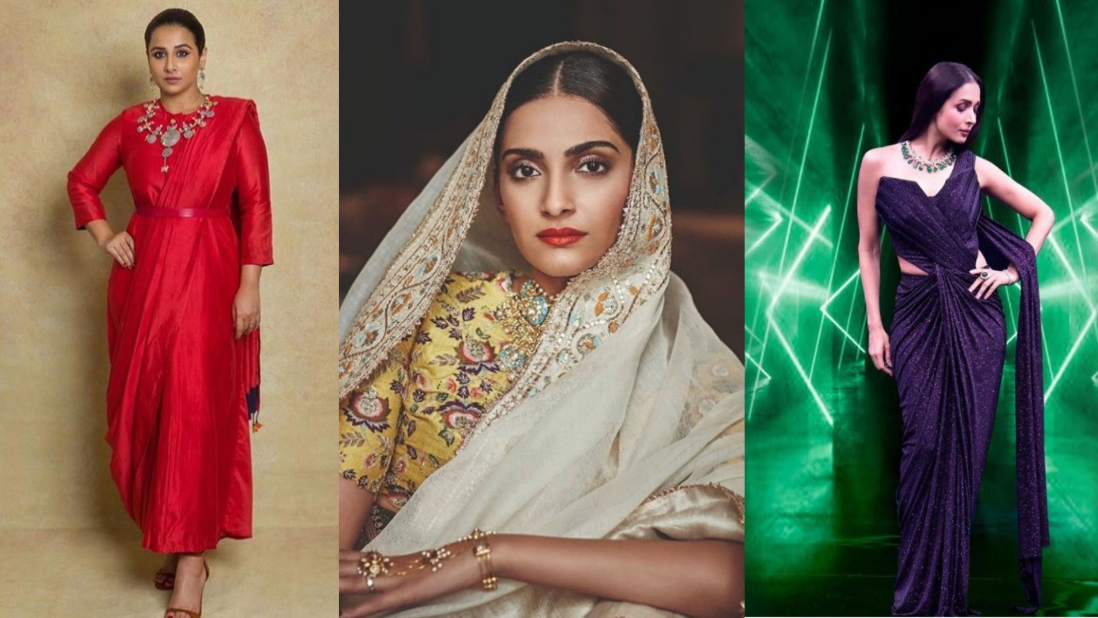This Durga Puja, style your saree like your favourite Bollywood celebrities