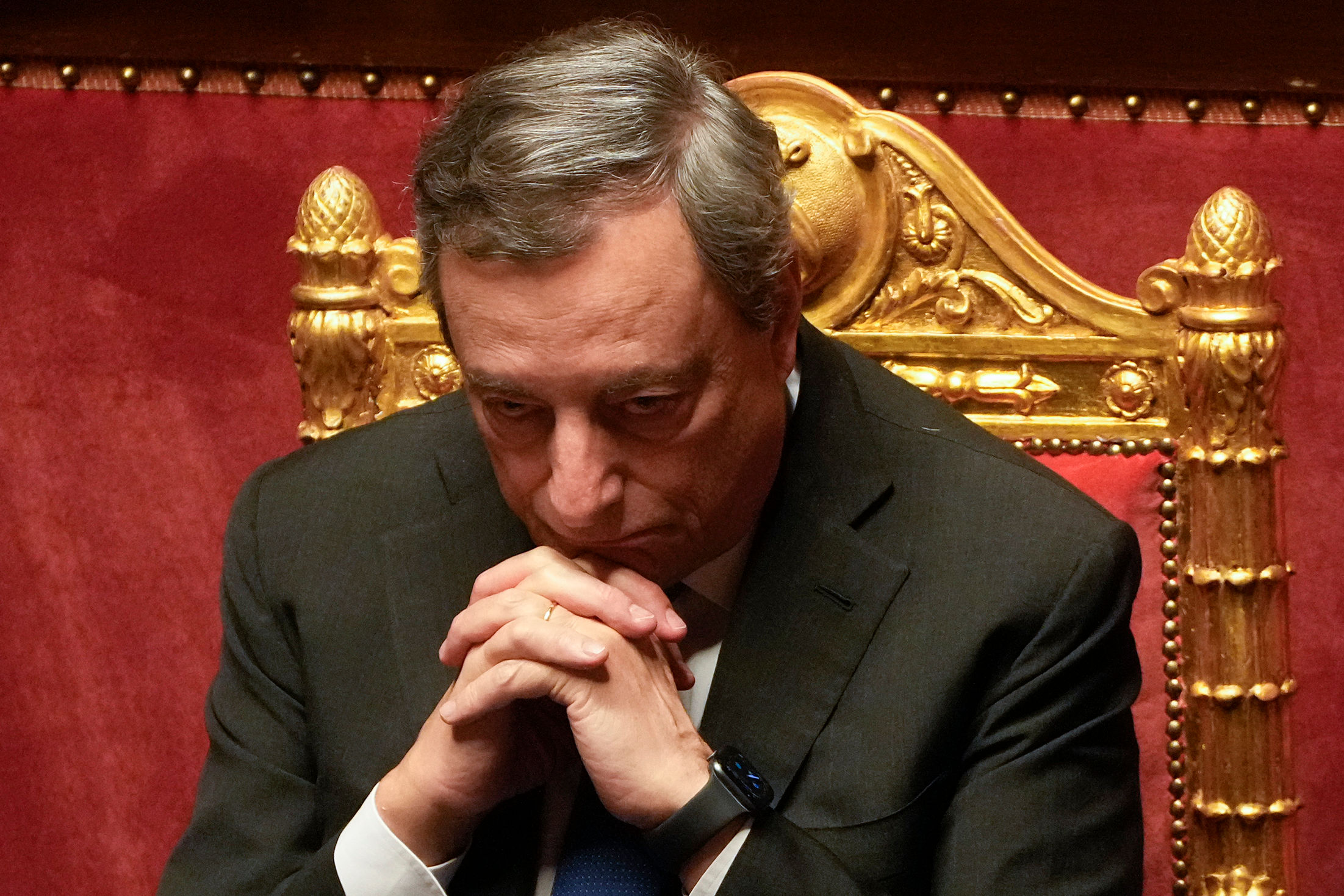Italy PM Mario Draghi resigns