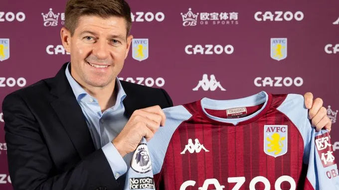 Premier League club Aston Villa appoint Steven Gerrard as new manager