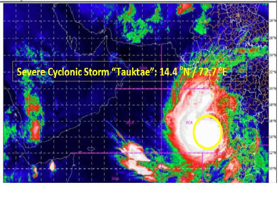Cyclone Tauktae intensifies into ‘very severe cyclonic storm’