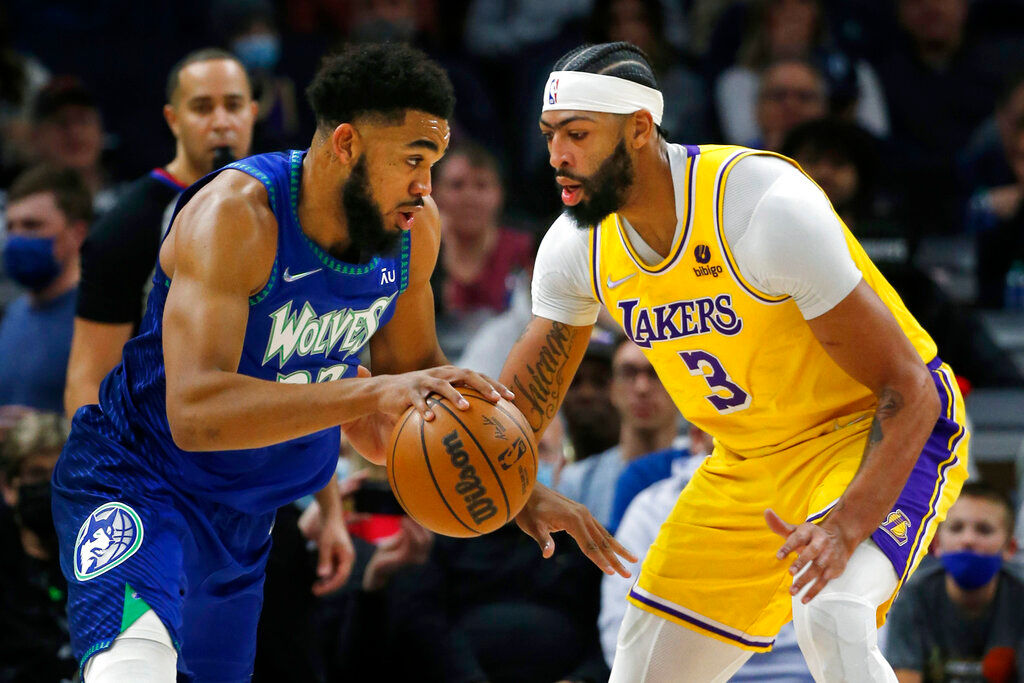 NBA: Towns, Timberwolves cruise past short-handed Los Angeles Lakers 110-92