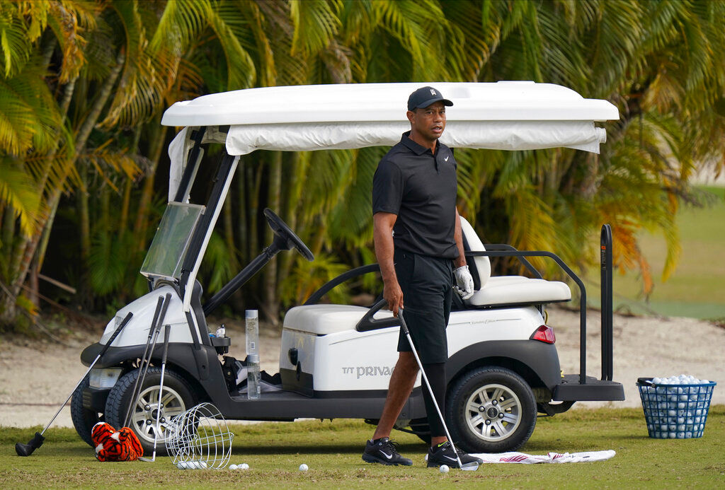 Tiger Woods to ‘play as a dad’ at PNC Championship
