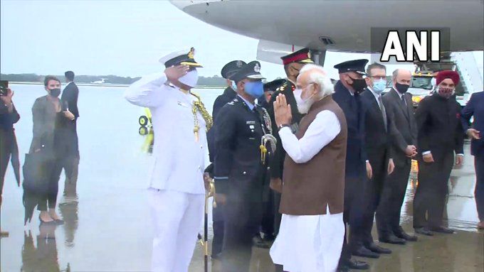 Indian PM Narendra Modi arrives in US for Quad Summit, UNGA meeting