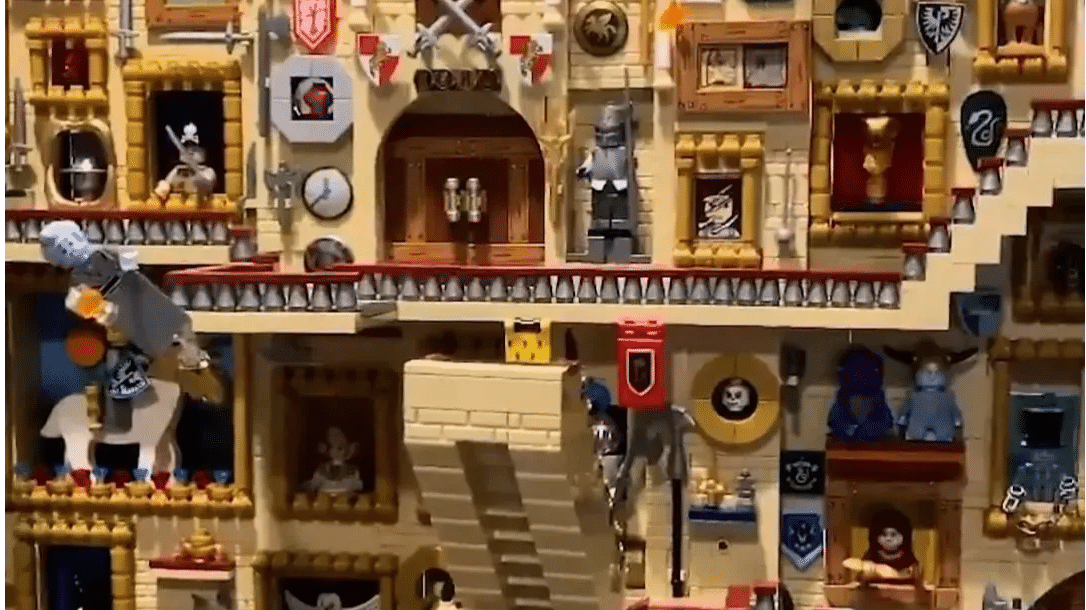Keep an eye on the staircases: Fan creates Harry Potter-themed Lego set
