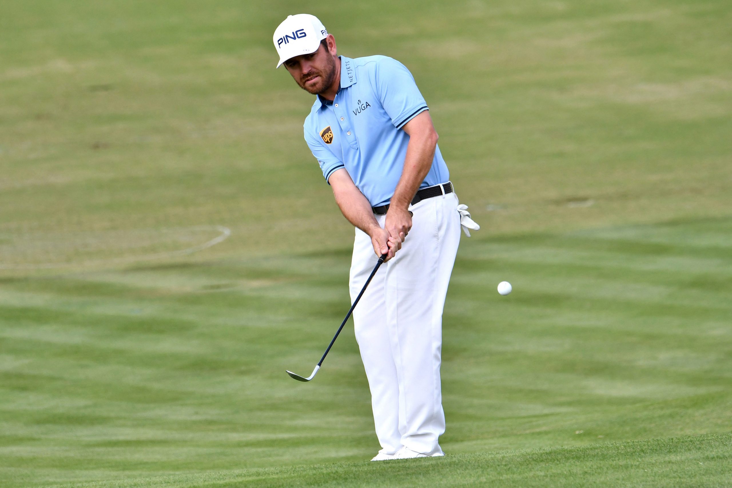 Louis Oosthuizen leads the way in The Open Championship golf tournament