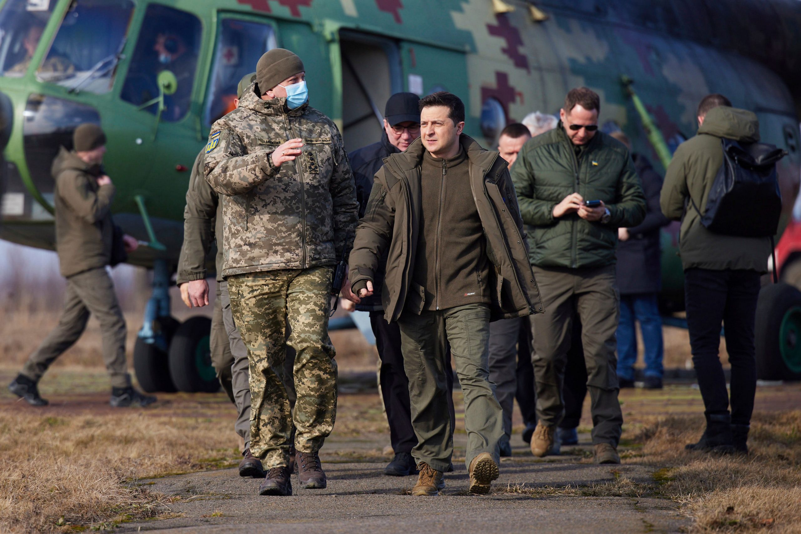Ukraine President Zelenskyy debunks Russian propaganda of him fleeing Kyiv