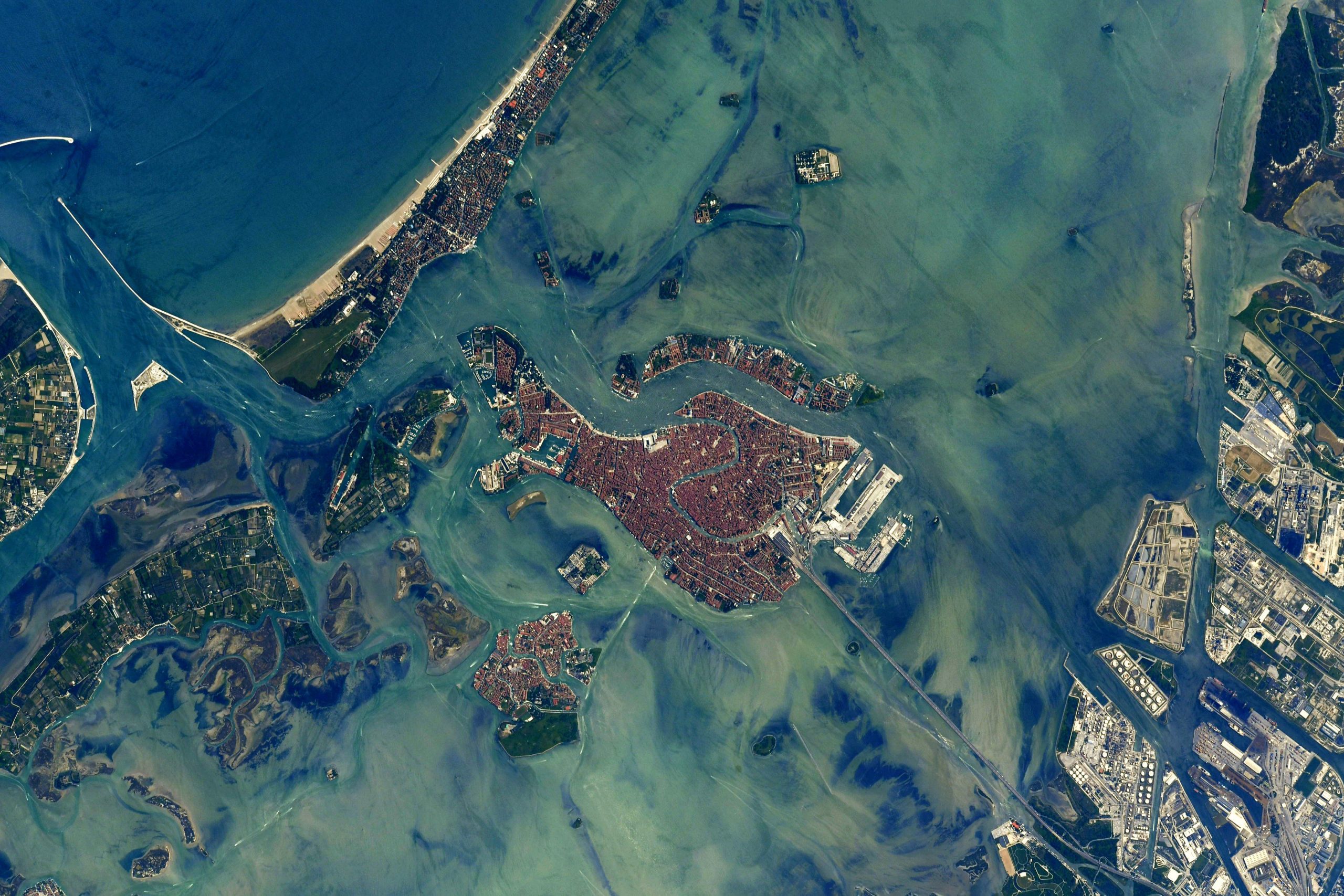 Ever wondered how Venice looks from space. Check these pictures out
