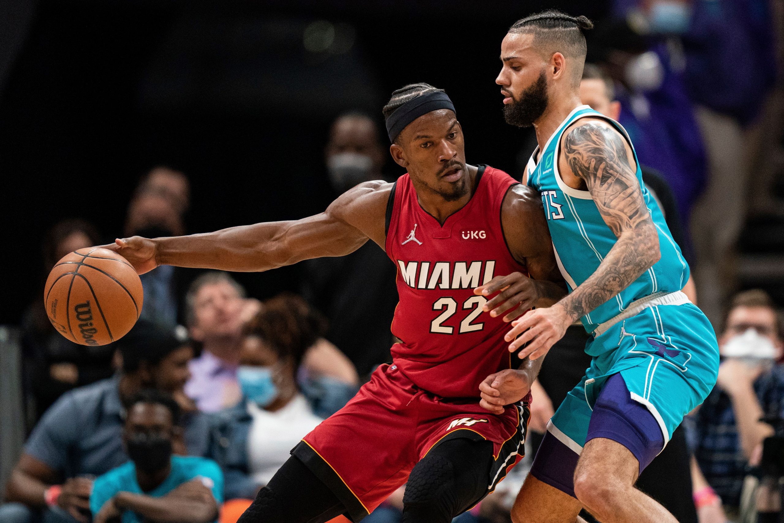 NBA: Butler, Adebayo lead Heat past frustrated Hornets 104-86