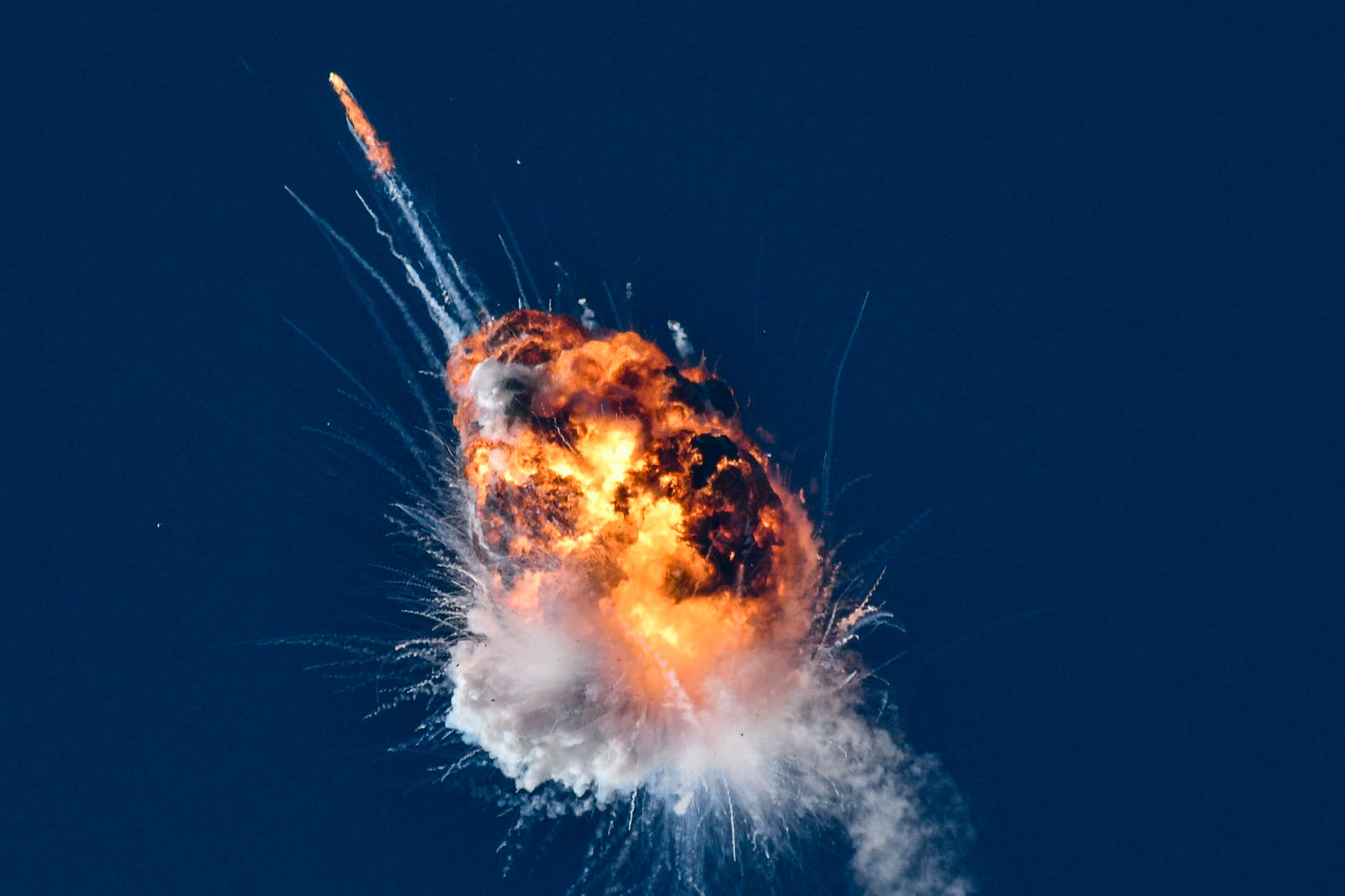Rocket ‘terminated’ over Pacific Ocean in an explosive fireball