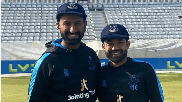 Cheteshwar Pujara-Mohammad Rizwan’s Sussex picture ‘treat’ for India, Pakistan fans