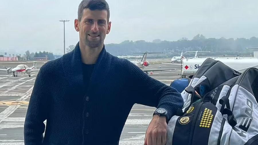 Novak Djokovic back into swing in Australia despite visa concerns