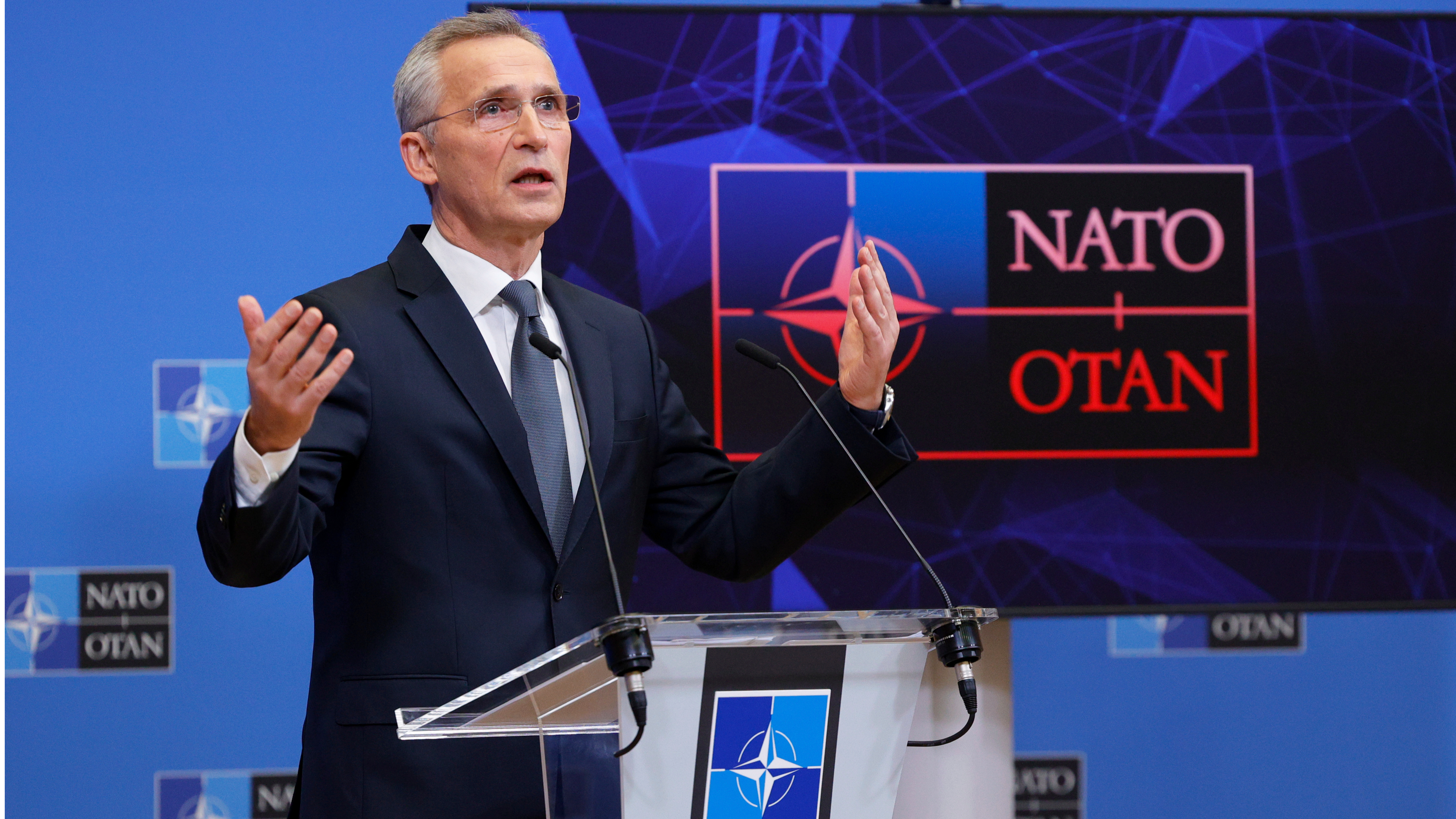 NATO rules out any halt to expansion, rejects Russian demand