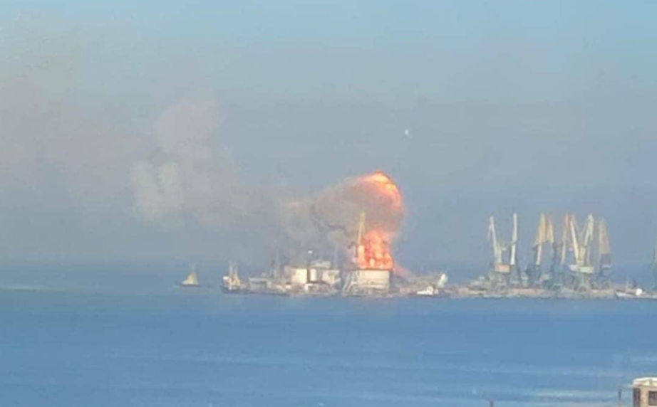 Large Russian navy ship ‘Saratov’ destroyed in Berdyansk: Ukraine
