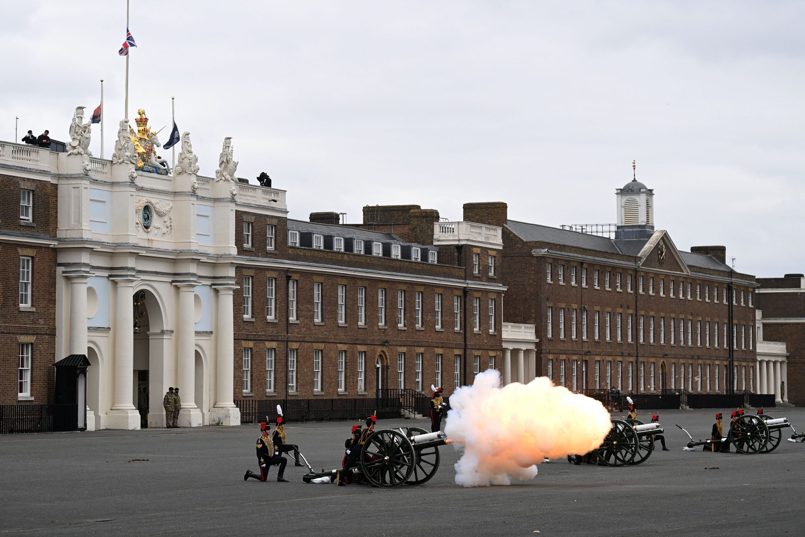 Gun salutes fired across UK to honour Prince Philip