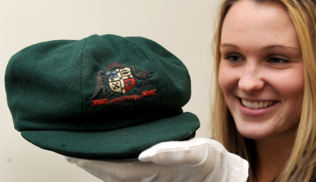 Don Bradman’s debut cap fetches record $340,000 at auction
