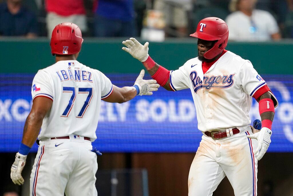MLB: Adolis Garcia breaks Rangers rookie record with 2 homers, downs Angels