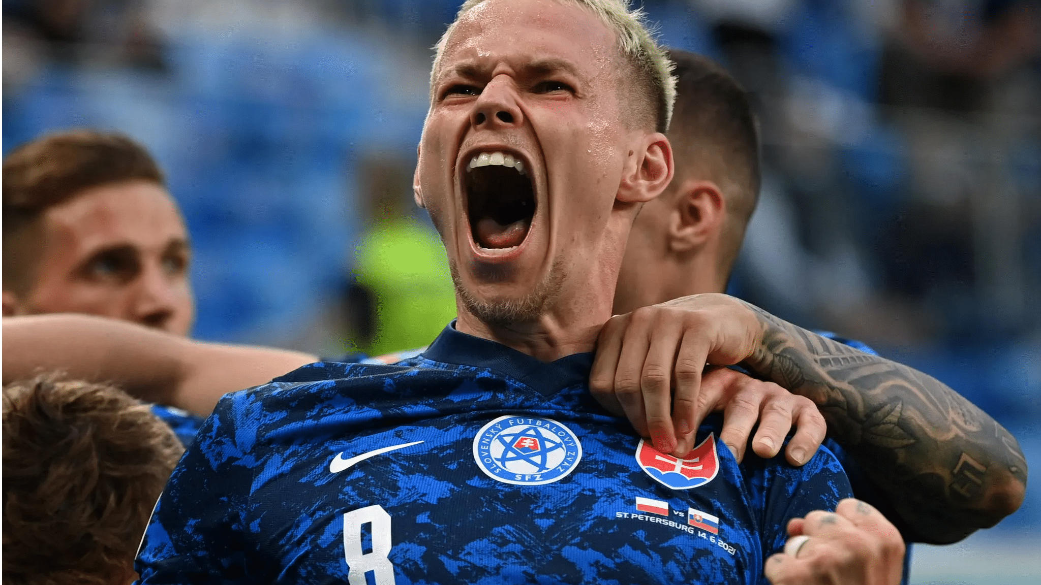 Euro 2020: Slovakia down 10-man Poland in Group E opener