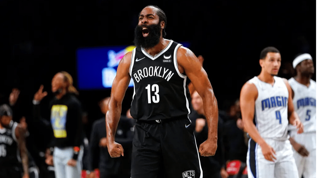 NBA: Harden rallies Nets to 115-113 win over Magic as Durant sits