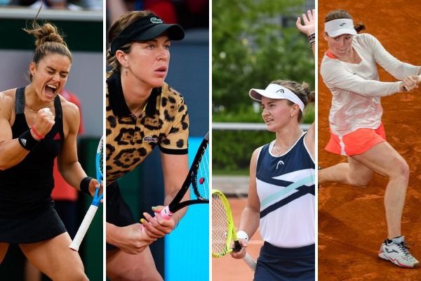 Perfect strangers as first-time quartet contest French Open semi-finals