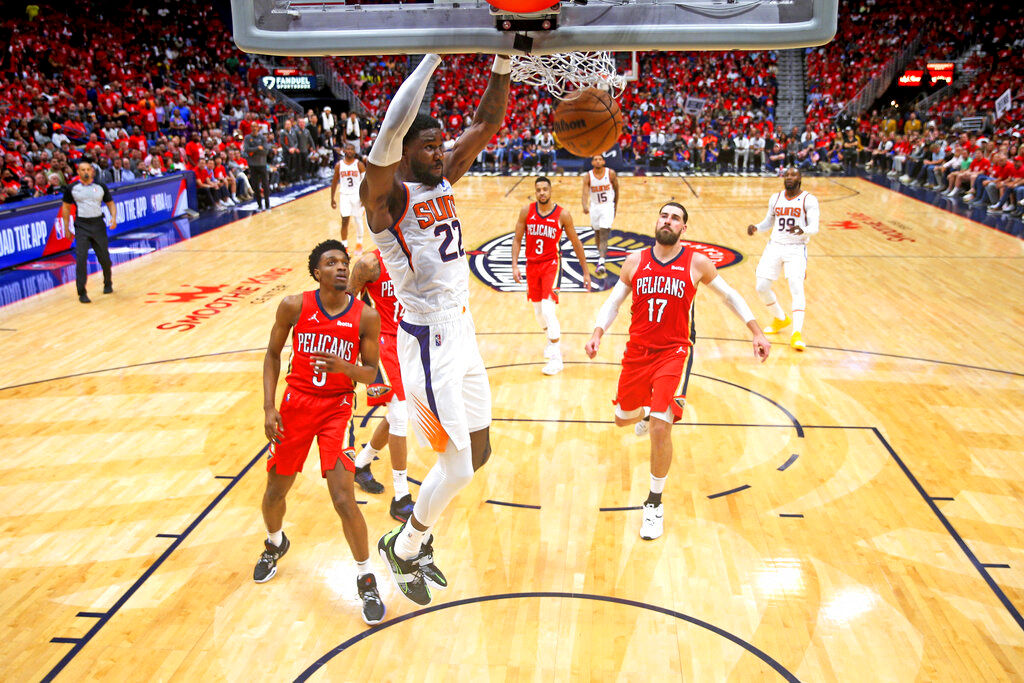 NBA: Phoenix Suns beat New Orleans Pelicans 114-111, taking 2-1 series lead