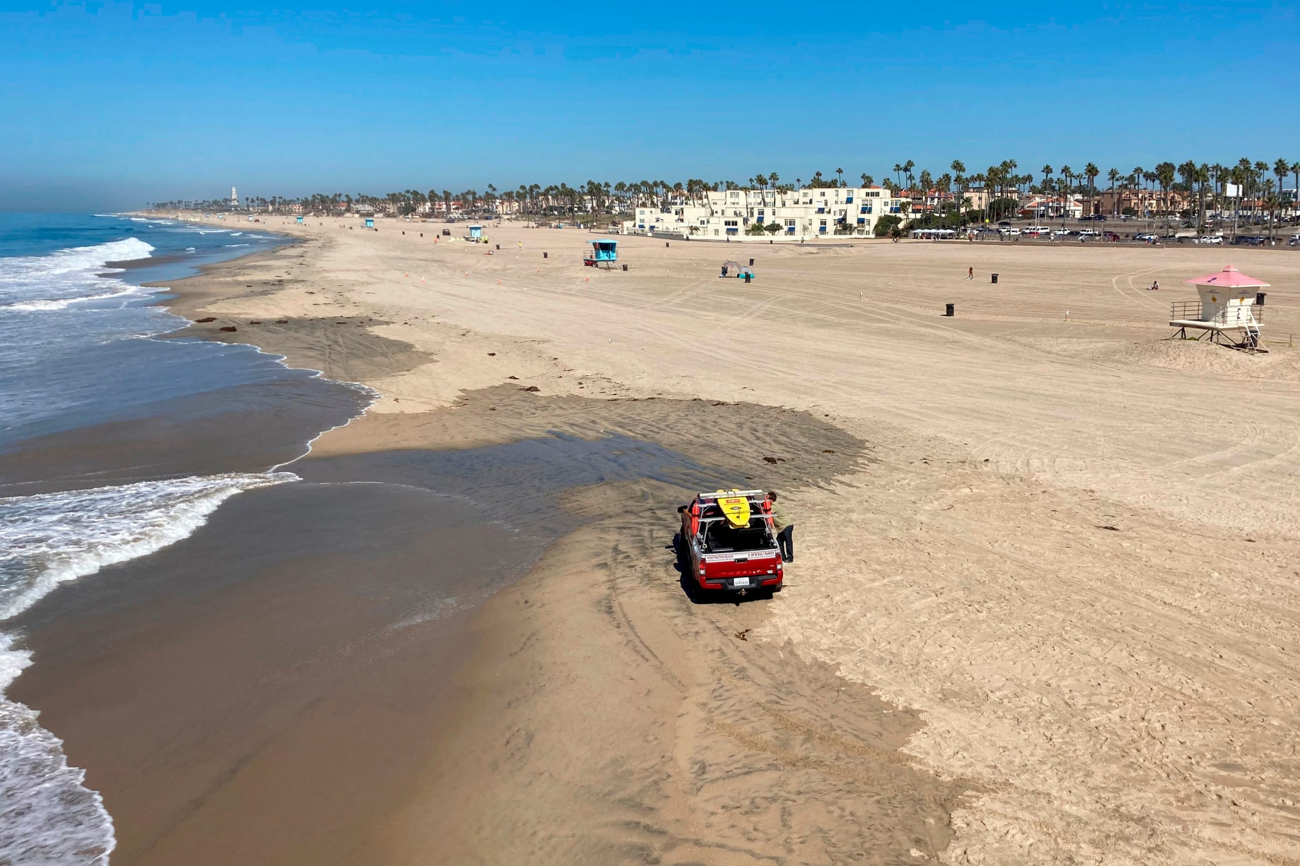 Southern California beach all set to reopen after undersea oil spill