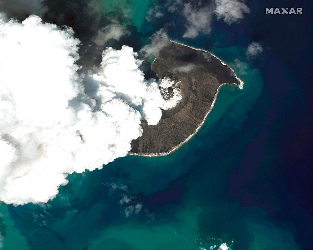 3 of Tonga’s smaller islands badly damaged by tsunami