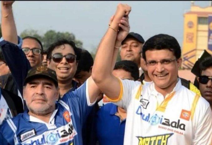 ‘My mad genius’: Sourav Ganguly, Indian sports fraternity’s tributes for Maradona