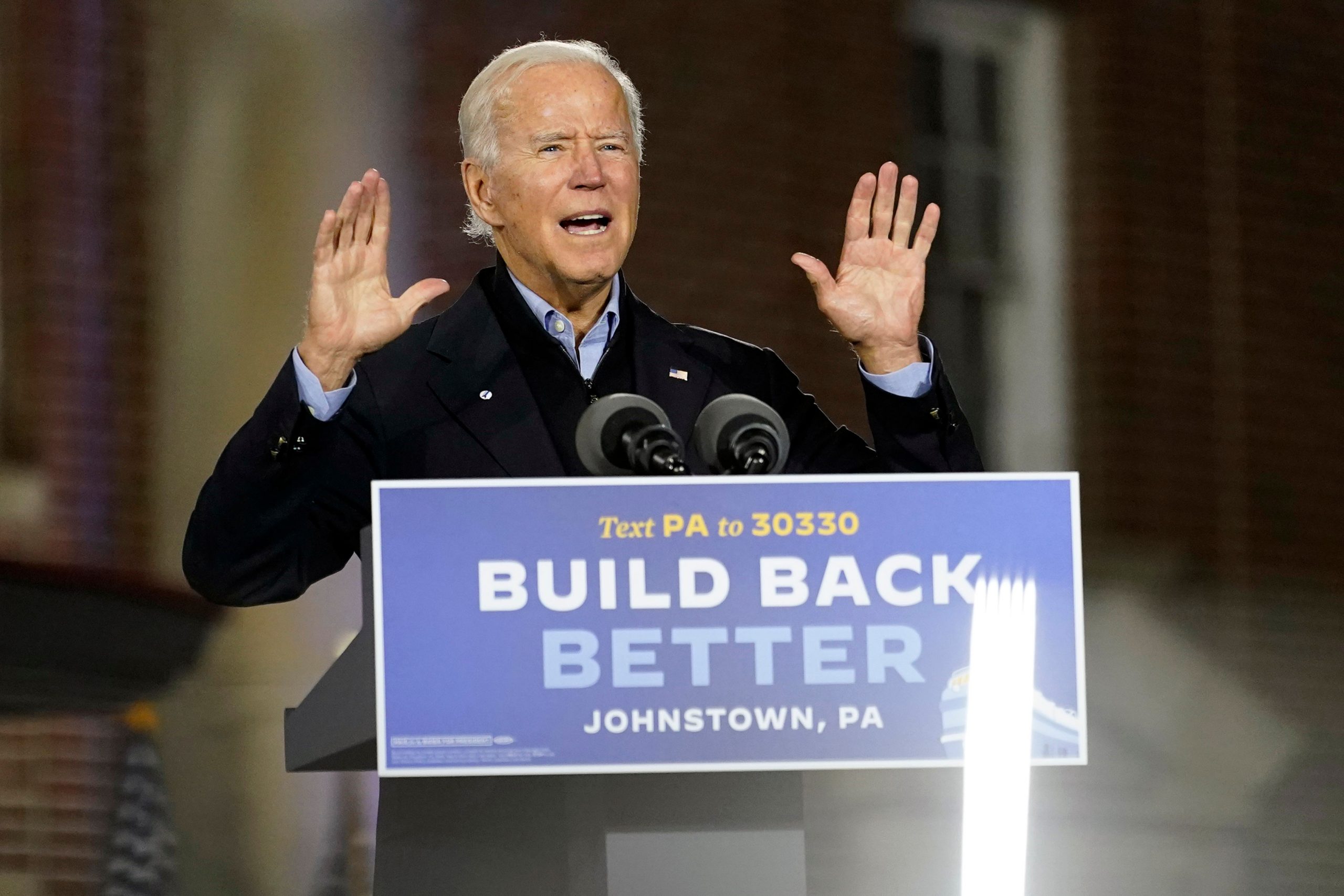 Running as a proud Democrat, will govern as an American president, says Joe Biden