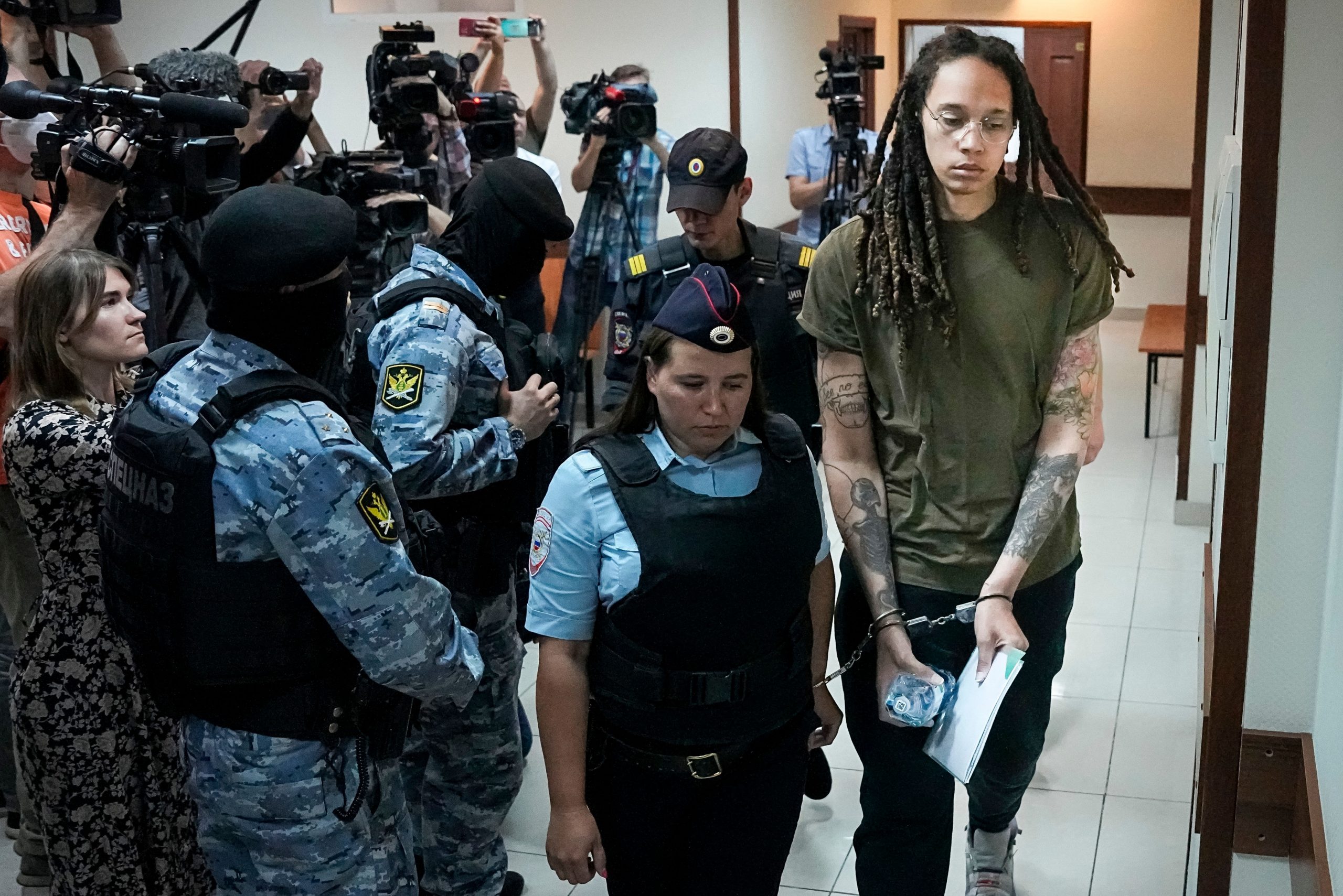 WNBA’s Brittney Griner convicted at drug trial, sentenced to 9 years
