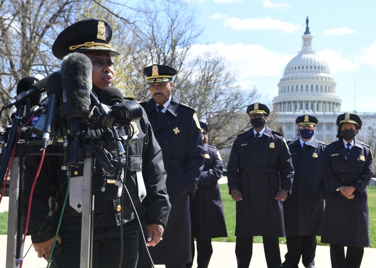 Police officer dies after getting rammed by a car outside US Capitol building