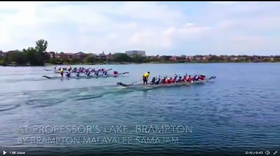 Kerala’s ‘Vallam Kali’, a traditional boat race event recreated in Canada