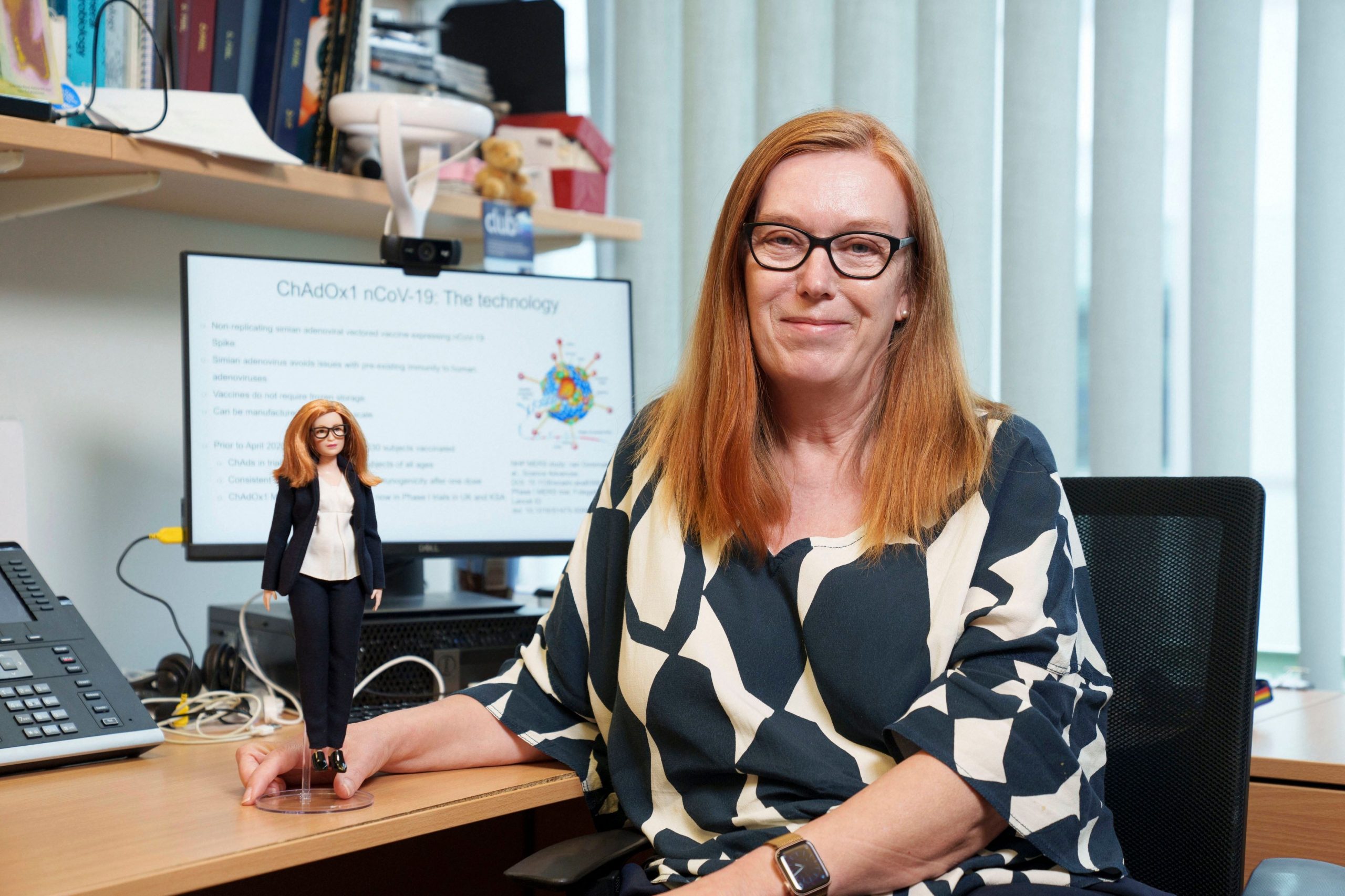Sarah Gilbert, scientist behind the Oxford jab, gets a Barbie lookalike