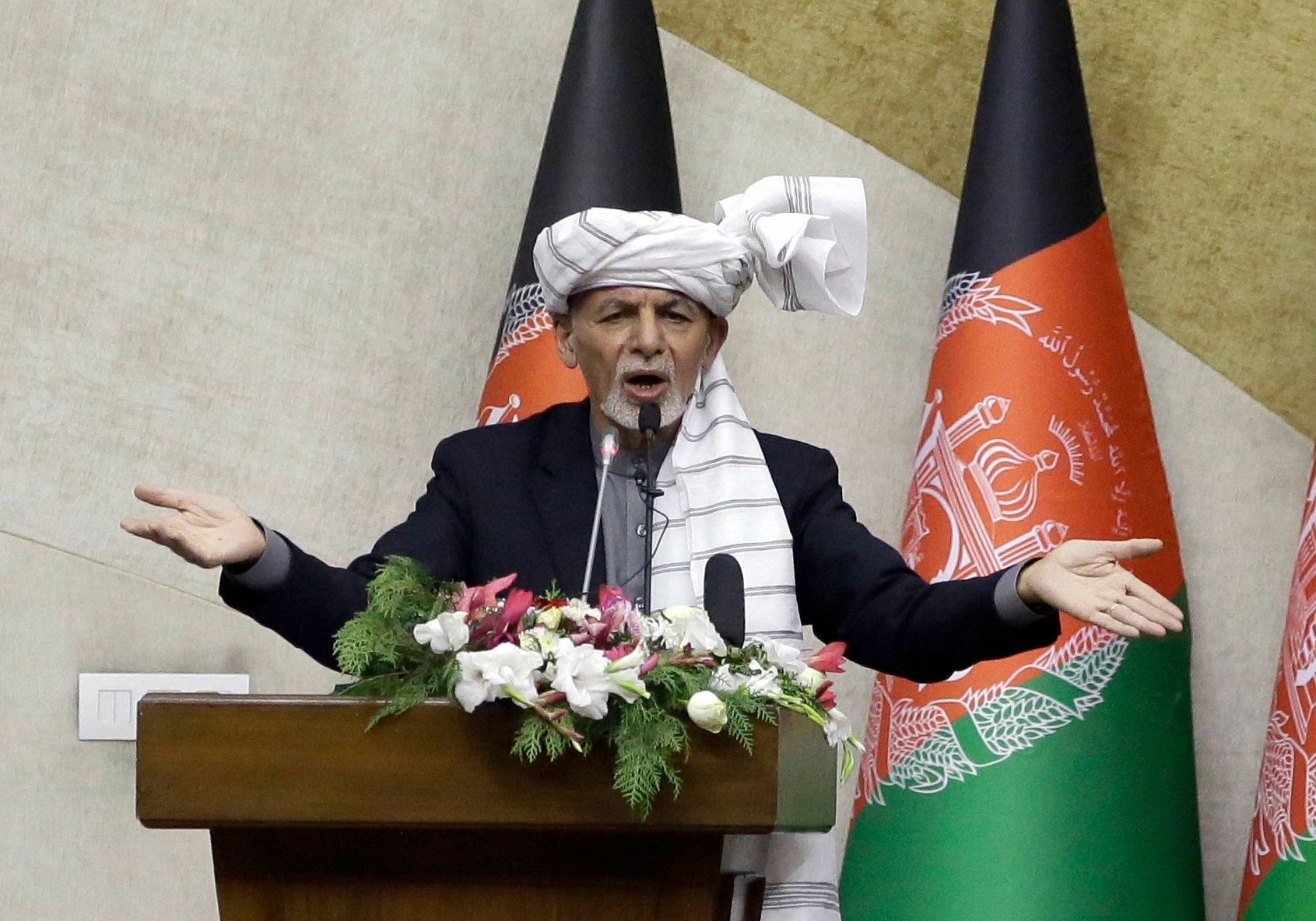 Former Afghan President Ashraf Ghani denies leaving Kabul with large sum of cash