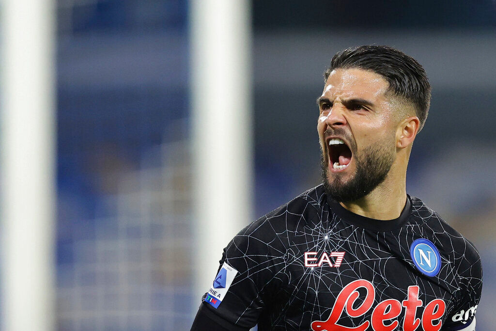 Serie A: Lorenzo Insigne brace ties Napoli on top with win over Bologna