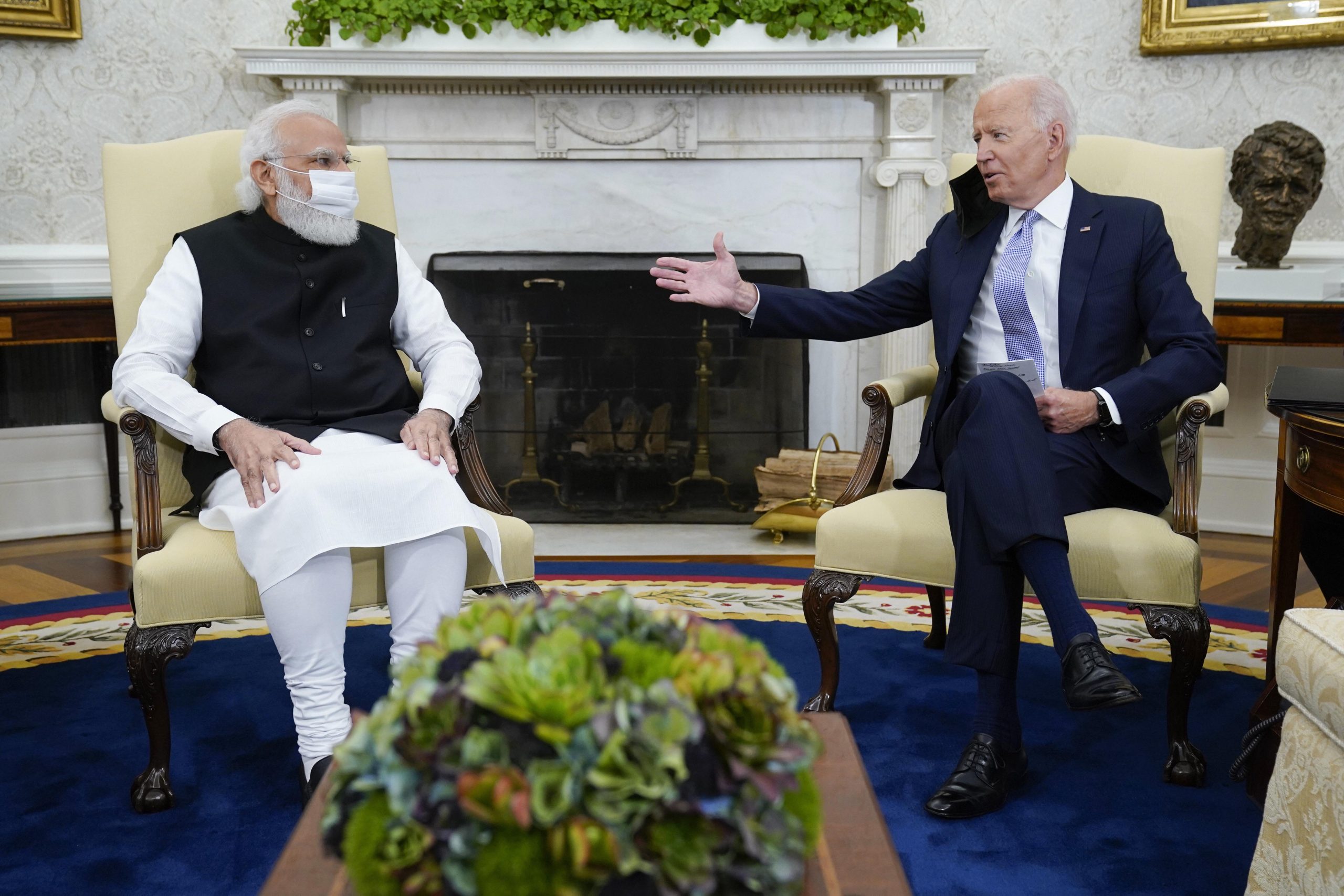 Modi, Biden refer to Mahatma Gandhi’s values during bilateral talks