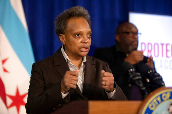 Chicago mayor Lori Lightfoot tests positive for COVID
